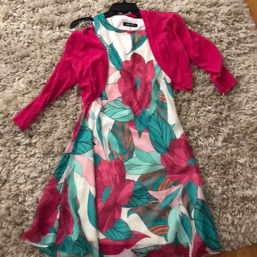 Dress with sweater